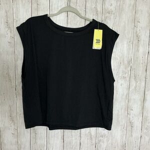 All in Motion Classic Black Muscle Tee